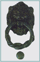 LION HEAD DOOR KNOCKER