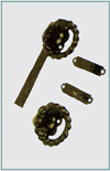 TWISTED RING GATE LATCHES
