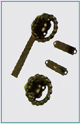 TWISTED RING GATE LATCHES
